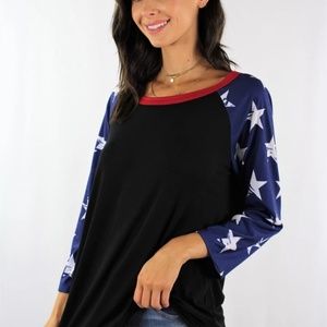 💥🔥 JUST IN🔥💥 3/4 sleeve American 🌟 Shirt